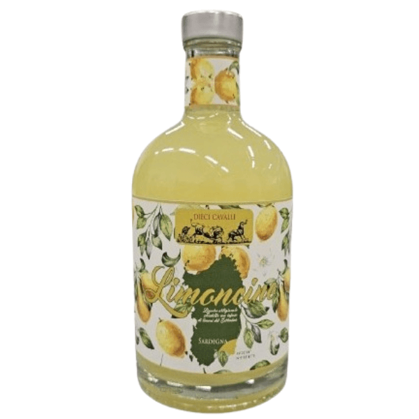 Limoncino Sarrabus Sardaigne - Dieci Cavalli -Liqueur de citron 32% -  50 cl